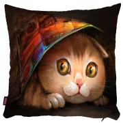 Kedili Yastık Kılıfı-22